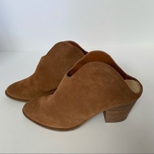 Chinese Laundry Suede Mules Sz 11